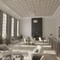 Ekena Millwork 39W x 39H x 38T Small Olivia Decorative Fretwork Wood Ceiling Panels, Walnut CELW39X39X0375OLVWA - alternate 2
